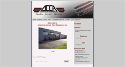 Desktop Screenshot of accrmfg.com